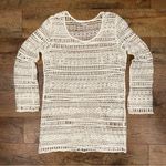 Tavik+ Cream Crochet Knit Swim Cover Up Size L Photo 11