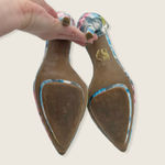 Jeffrey Campbell Great Moments Solitaire Multicolor Plaid Leather Point Pumps 7 Photo 6