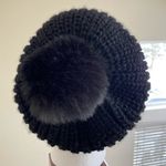 Black PomPom Beanie Beret Photo 2