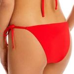 AQUA Swim Red Tie-Side Bikini Bottoms Size XL Photo 2