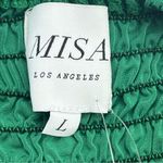MISA Los Angeles  Thera Bandeau Crop Top Kelly Green Womens Size Large Summer NEW Photo 2