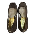 Michael Kors  Lesly Brown Suede Platform Peep Toe High Heel Pumps Women’s 8.5M Photo 6