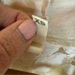 Anthropologie TINY Lace Back Ruffle Long Sleeve Cardigan Size XS Oversized Photo 5