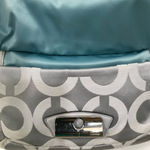 Coach Kristen Signature C Gray Silver 2011 Hobo Bag Purse with Crsbdy Strap EUC Photo 4