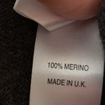 Beautiful UK Designer Celtic & Co Dark Gray 100% Merino Wool Jumper Sz S *notes Photo 8