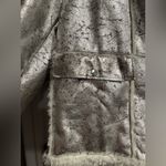 Urban Outfitters UO NWT SILVER SHEARLING COAT L Photo 3