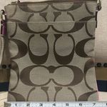 Coach  Signature Crossbody Bag in Pink and Brown Photo 8