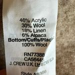 Madewell Colorblock Wool Linen Blend Cardigan Sweater Cozy Yarn Sz M #2272 Photo 8