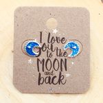 l*space  epoxy sparkle sterling Silver  earrings Photo 1