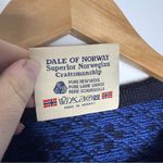 Dale Of Norway Cardigan Sweater Casual Faire Isle Nordic 100% Wool Size Medium Blue Photo 3