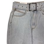 We Wore What NWT Women's High Rise Cut Out Straight Jeans Blue Size 27 Photo 3