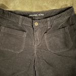 Michael Kors  velvet feel corduroy flare pants low rise Photo 1