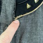 IB Diffusion Women's Vintage Western Shirt Grey And Black Size 8 Gray Photo 6