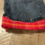 Eddie Bauer Blue Denim Pink Flannel Lined Hi Rise Vintage Jeans Women's Photo 1