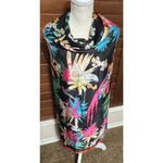Long Sarong Wrap Scarf Coverup Tropical Birds Of Paradise Floral Resortwear Size undefined Photo 4