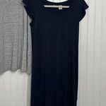 Uniqlo & Delia+Cleo Grey & Navy BlueShift & Swingy Mini Dress Size XS Photo 0