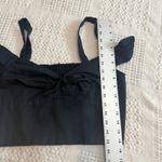 Anthropologie Maeve medium off the shoulder smocked linen crop top TS 2711 Photo 2