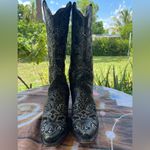 Corral  Black Heeled Boots with Western Flair Photo 4