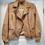 Kut From The Kloth NEW Tan Faux Sueded Quilted Moti Jacket.a23 Photo 0
