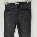 Madewell  9" High Rise Skinny Jeans in Black Sea Size 28 Tall Photo 2