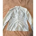 Faded Glory Vintage Faded‎ Glory women's Medium 8-10 corduroy blazer blue collar 2 buttons Photo 6