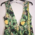 Cute tropical floral mini dress with open back getting ready for summer Size M Photo 4