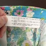 ZARA Floral Linen Blend Mini Flare Trouser Pants Cropped Women’s Size 2 NWT Photo 9