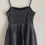 Miss Selfridge  Sparkle Glitter Sleeveless Pleated Mini Dress Size 8 Photo 5