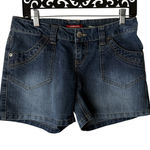 Unionbay  Y2k Shorts 7 Blue‎ Denim Stretch Casual Jean Pockets Mid Rise Utility Photo 0