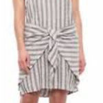 Drew Anthropologie  Black and White Linen Dress NWT Sz. S Photo 0