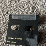 House of Harlow 1960 Reconstituted Red Agate Earrings Gold Photo 3