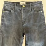 frame denim Le High Skinny Jeans Size 25 Condor Black Photo 2
