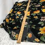 Liberty Love Floral Boho Kimono Duster Cardigan Cover Black & yellow 2XL Photo 7