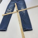 Levi's Jeans Womens 26 Blue Distressed Ripped Stretch 721 High Rise Skinny Ankle Photo 8