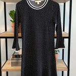 Michael Kors MICHAEL  Polka Dot Varsity LS Knit Dress, S Photo 0