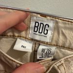 Urban Outfitters BDG  PAX Women's 26 Natural Pax Beige Ripped Straight Jeans Photo 9