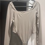 Lululemon Wundermost Nulu Square Neck Bodysuit in Riverstone Photo 3