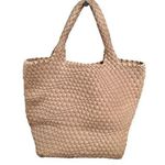 None Hathaway Woven Tote Bag Warm Taupe Photo 0