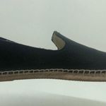 Anthropologie Saludos black leather slip on espadrille flats Photo 7
