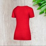 Adidas Ottawa Senators Women's Distressed Logo V-Neck T-Shirt in Red 2XL Photo 2