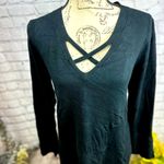 Vila Milano Wool Long Sleeve Sweater - Black - Size L Photo 5
