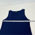 Eileen Fisher Eileen Fisher Petite Womens Petite Small PS SP Sleeveless Navy Blue Dress Photo 2