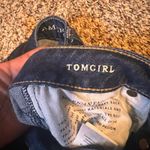 American Eagle  Outfitters Tomgirl Jeans Dark Wash Distressed Size 2 Photo 3