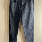 Gap jeans black size 10/30 tall raw hem Photo 0