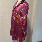 Nasty Gal Purple Satin Tiger Print Pajama Photo 3