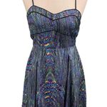 JACK  Womens Party Coctail Dress Colorful Jewel Tone Abstract Small Medium Photo 0