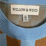 Willow & Wind Grid Plaid Dress XS Bodycon Cut Out Back Photo 2