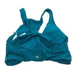 Citrus Bikini Top Faux Wrap Racerback Geometric Green S Photo 3