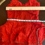 Marchesa Notte Tiered Lace Trim Midi Dress Size 0 Red Glam Holiday Event Wedding Photo 8