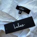 Lulus Strolling Sicily White Pleated Backless Midi Dress With Pockets Photo 11